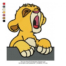 The Lion King 03 Embroidery Designs